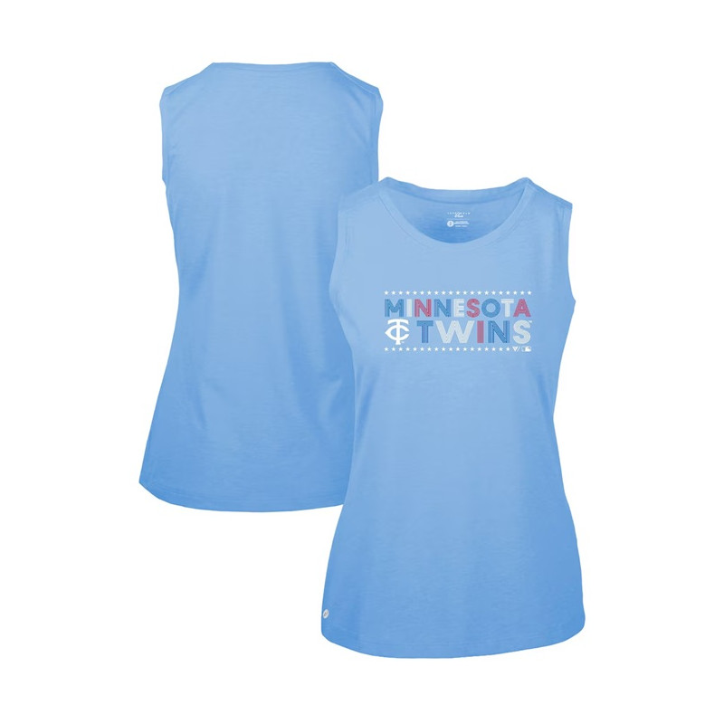 Levelwear Women's Independence Day Macy Star-Spangled Tank Top