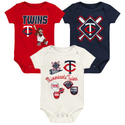 Outerstuff Infant Home Plate 3-Piece Bodysuit Set